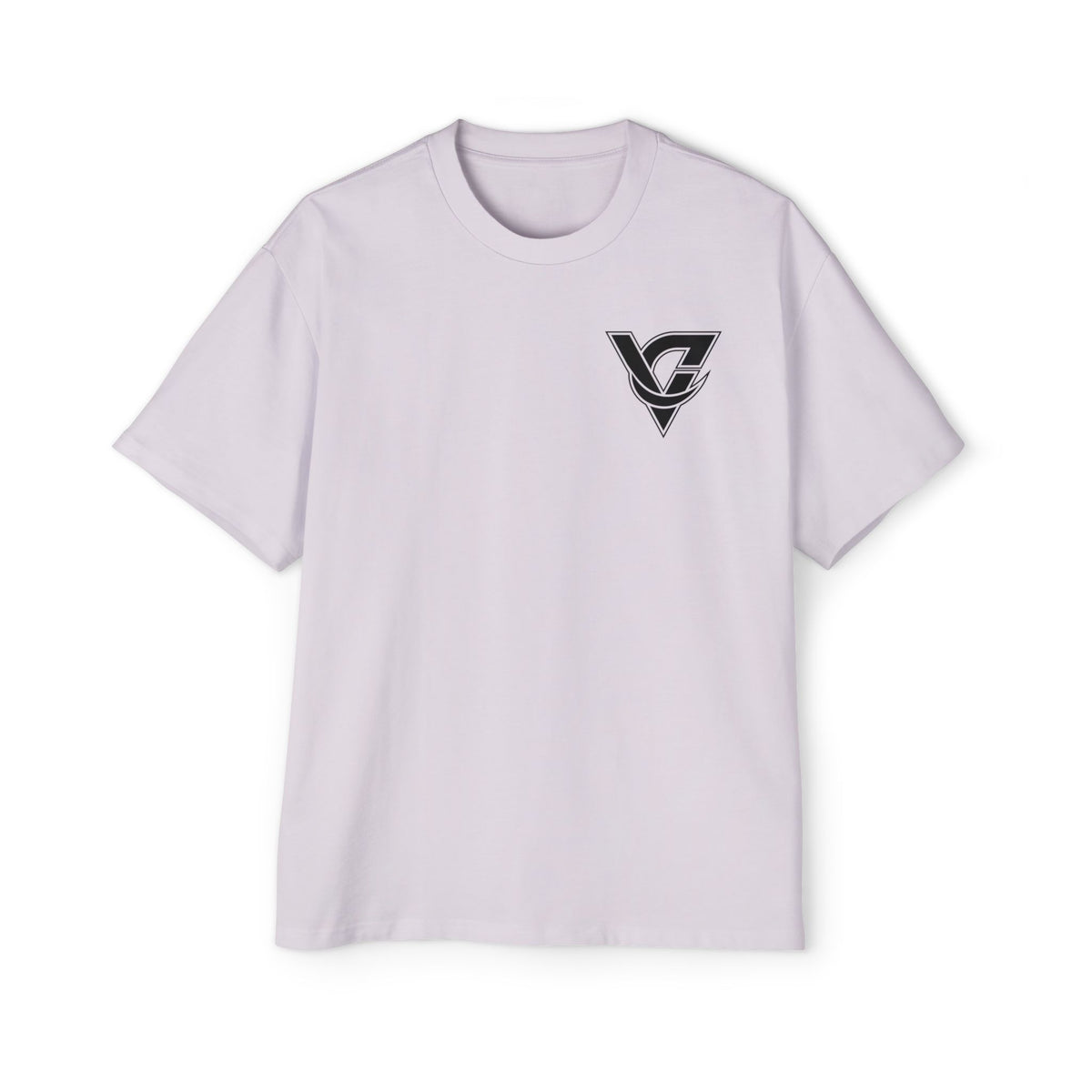 Graphic Tee — Minimal Geometric V Logo Chest Print