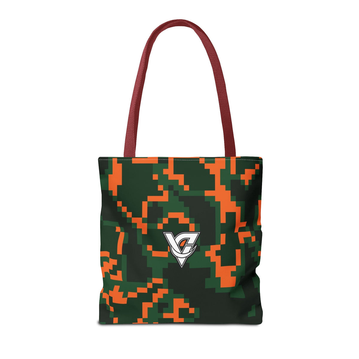 Evergreen Ember Digital Camo Tote Bag — All-Over Print Gym & Everyday Tote