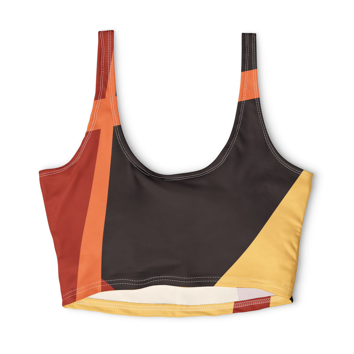 Sunset Orchard Shard Sports Bra