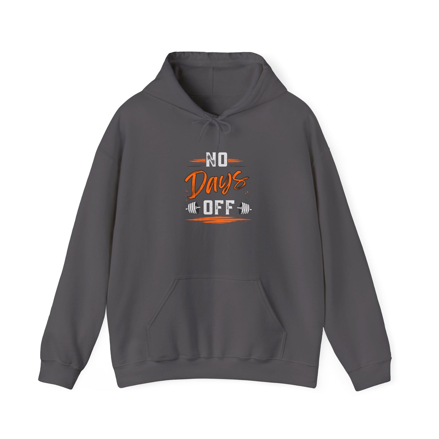 No Days Off | Heavy Hooded Sweatshirt