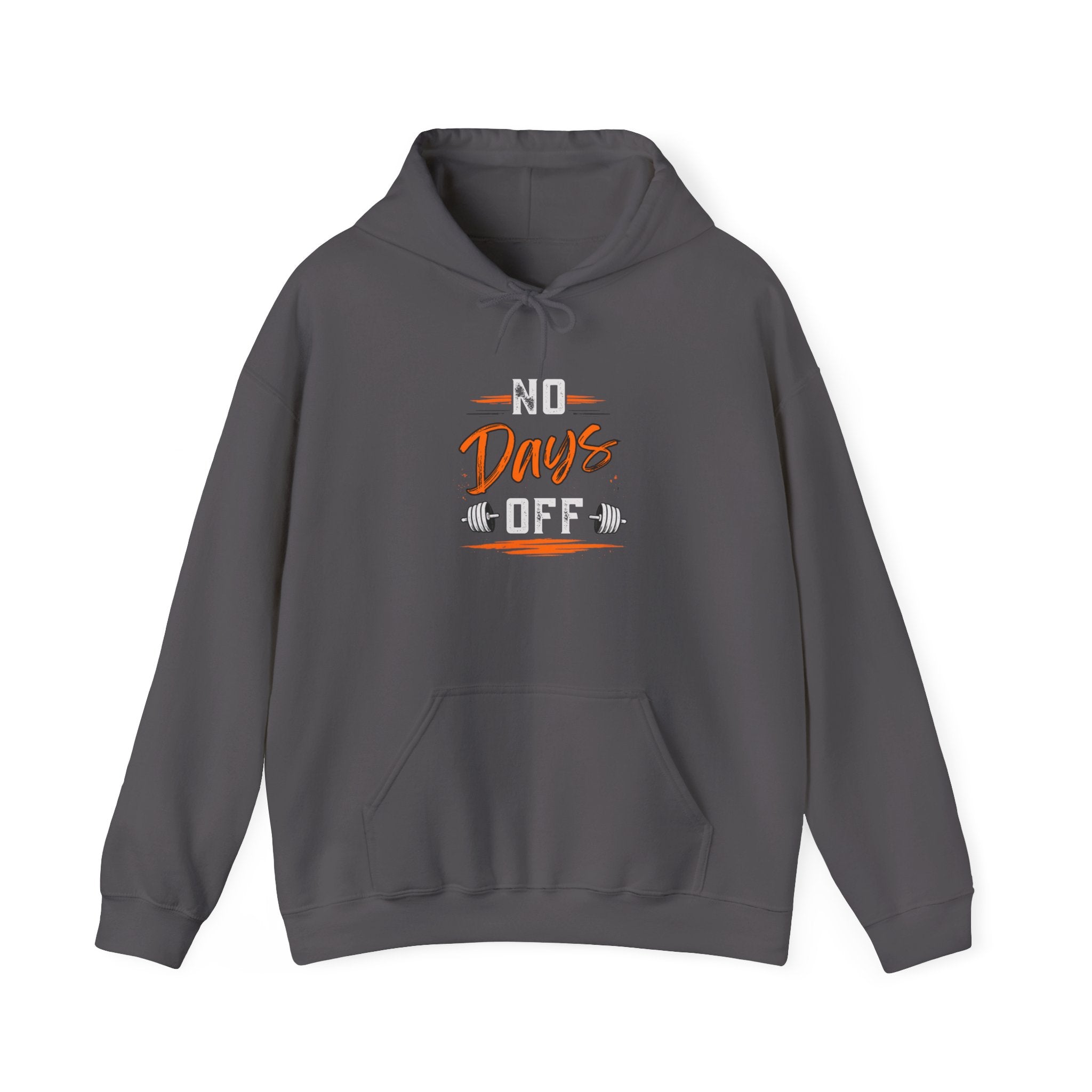 No Days Off | Heavy Hooded Sweatshirt