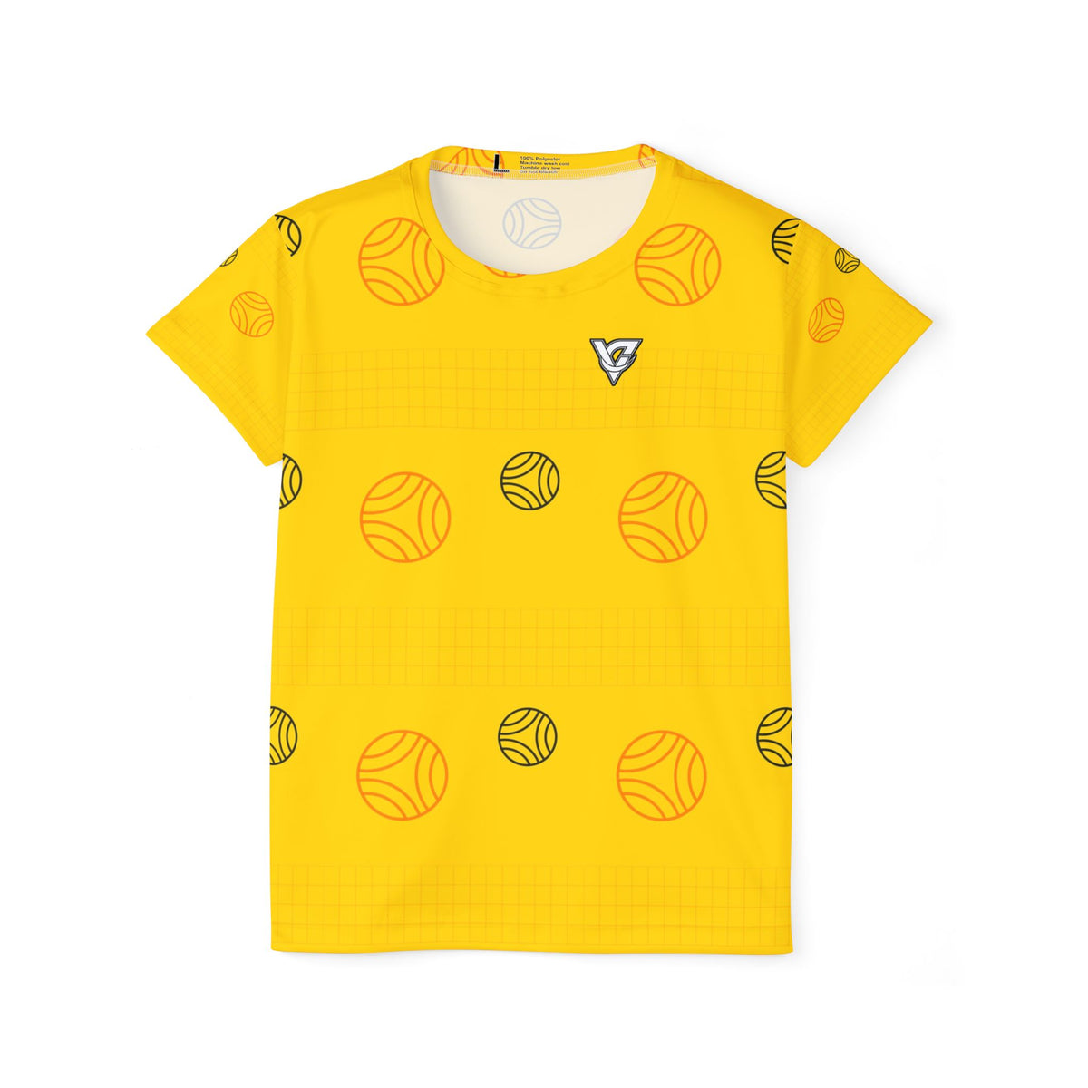 Volleyball Neon Citrus Spike Panel Women's Sports Jersey