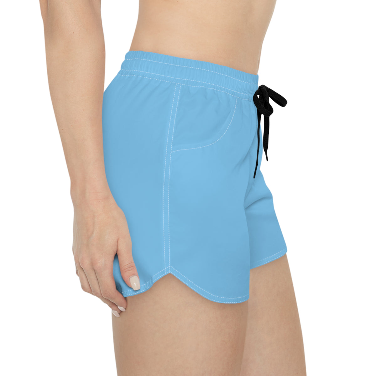 Women's Multipurpose Athletic Shorts with Pockets | Sky Blue Essential