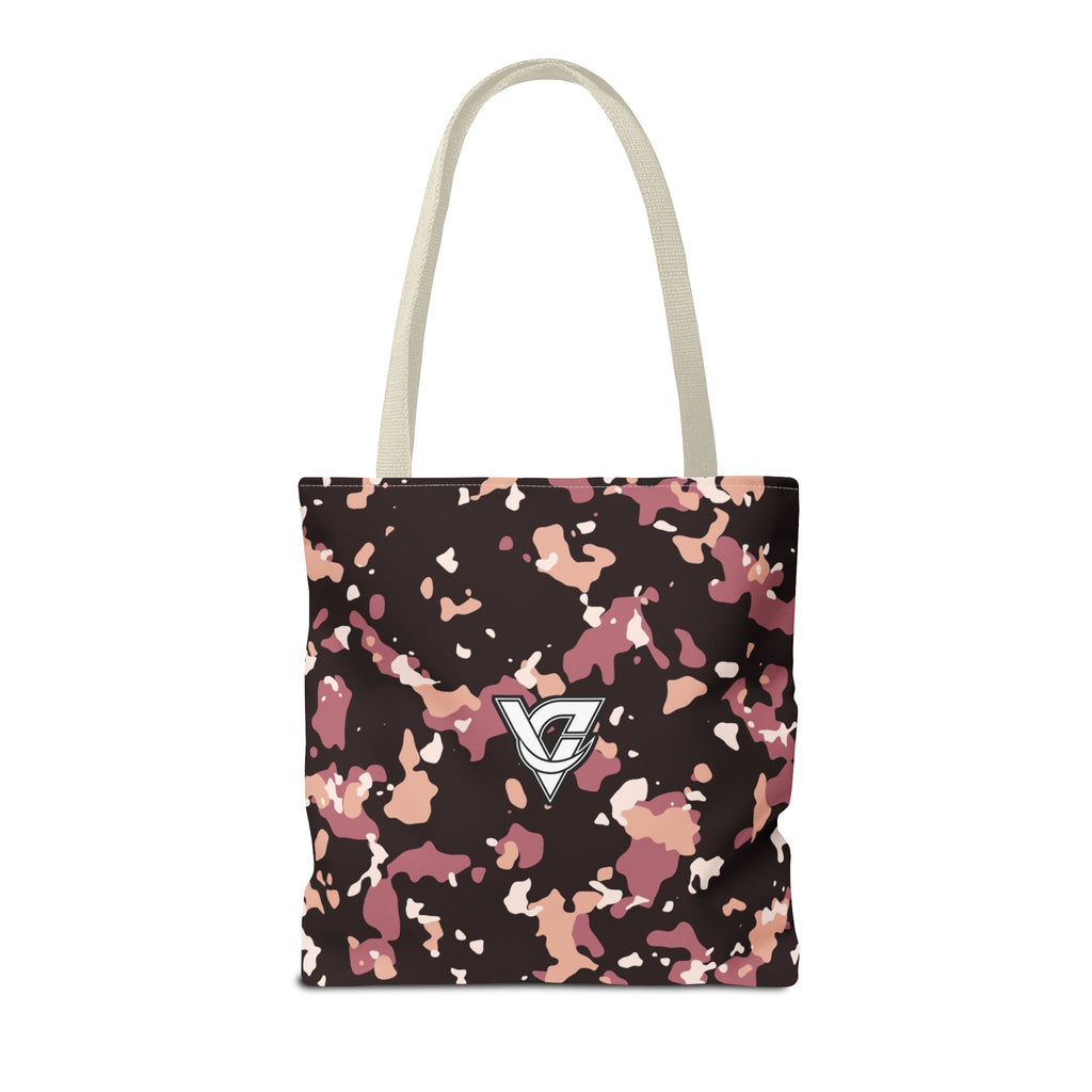 Rose Gold Splatter Tote Bag — All-Over Print Gym & Everyday Tote