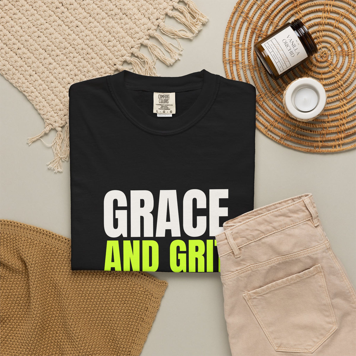 Grace And Grit | Women's Garment-Dyed Graphic Tee