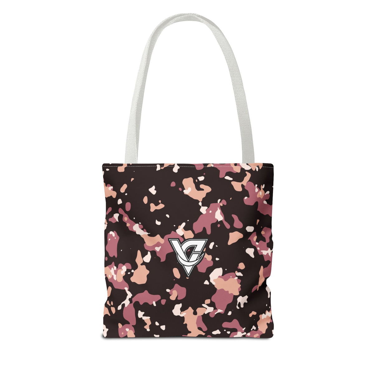 Rose Gold Splatter Tote Bag — All-Over Print Gym & Everyday Tote