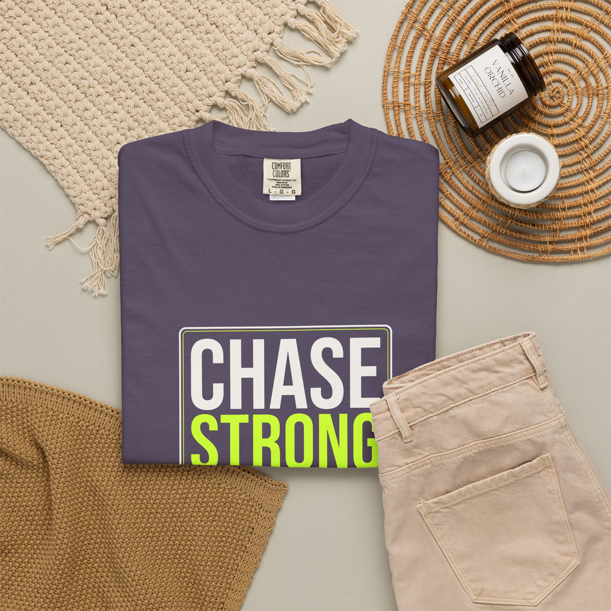 Chase Strong | Women's Garment-Dyed Graphic Tee