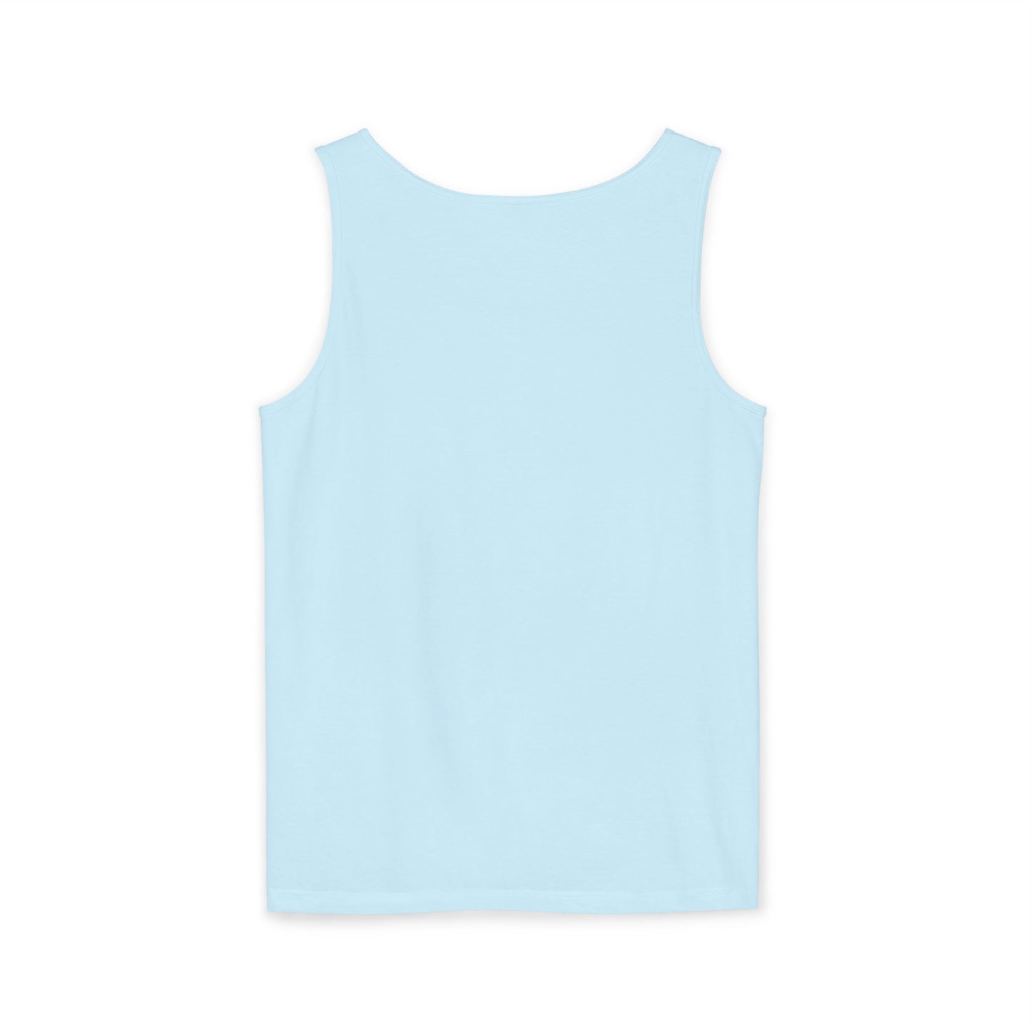 Minimal Geometric Triangle Logo Tank Top | Chest Emblem