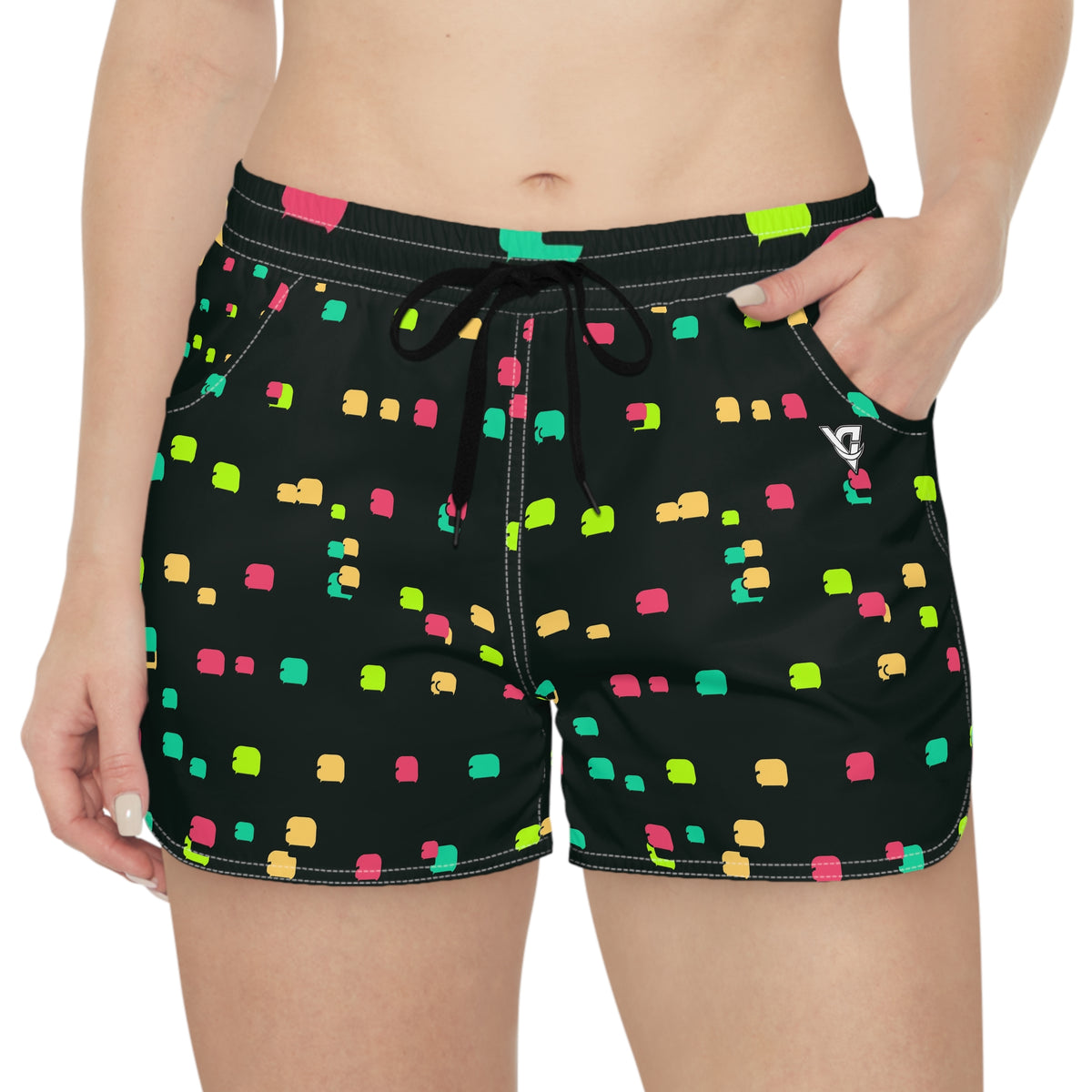 Combat Sports Emerald Zest Icon Storm Women's Athletic Shorts with Pockets
