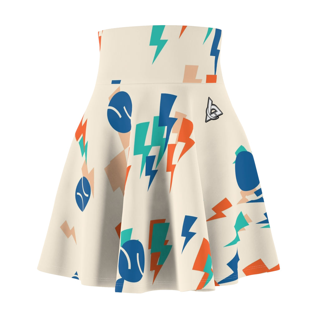 Tennis Papaya Splash Bolt Strike Women's Athletic Skater Skirt