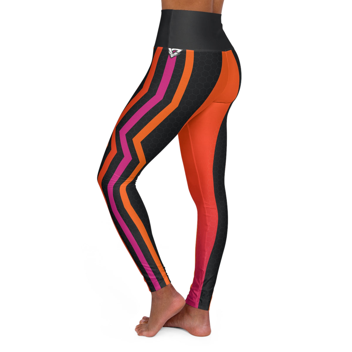 Sunset Fusion High-Waisted Yoga Leggings