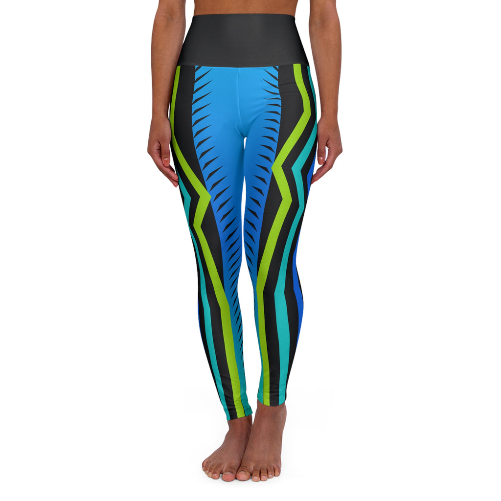 Ocean Surge High-Waisted Yoga Leggings