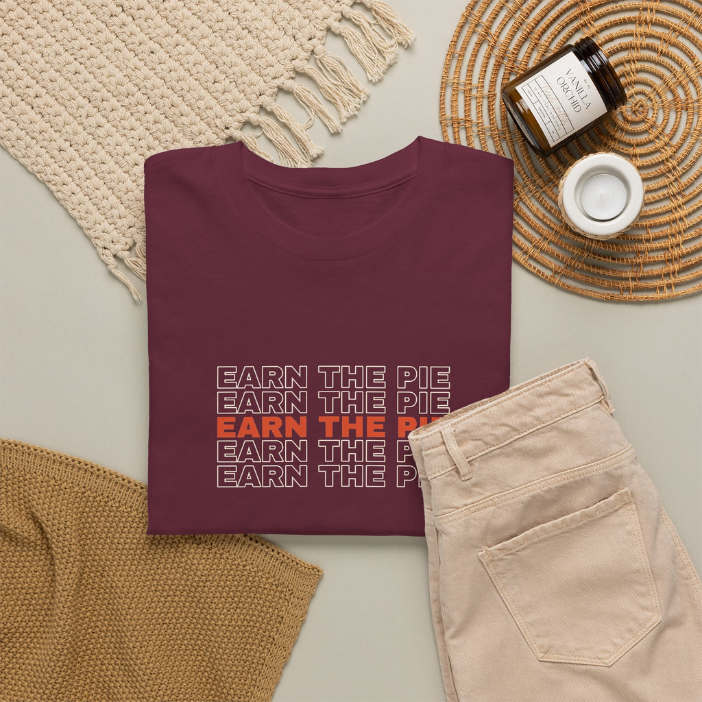 Earn The Pie | Men's Graphic Gym T-Shirt
