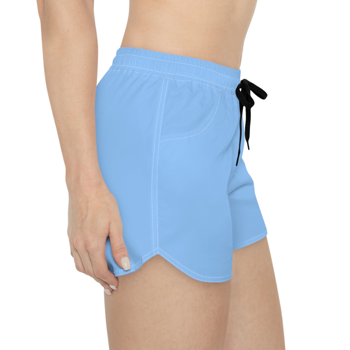 Women's Multipurpose Athletic Shorts with Pockets – Sky Blue