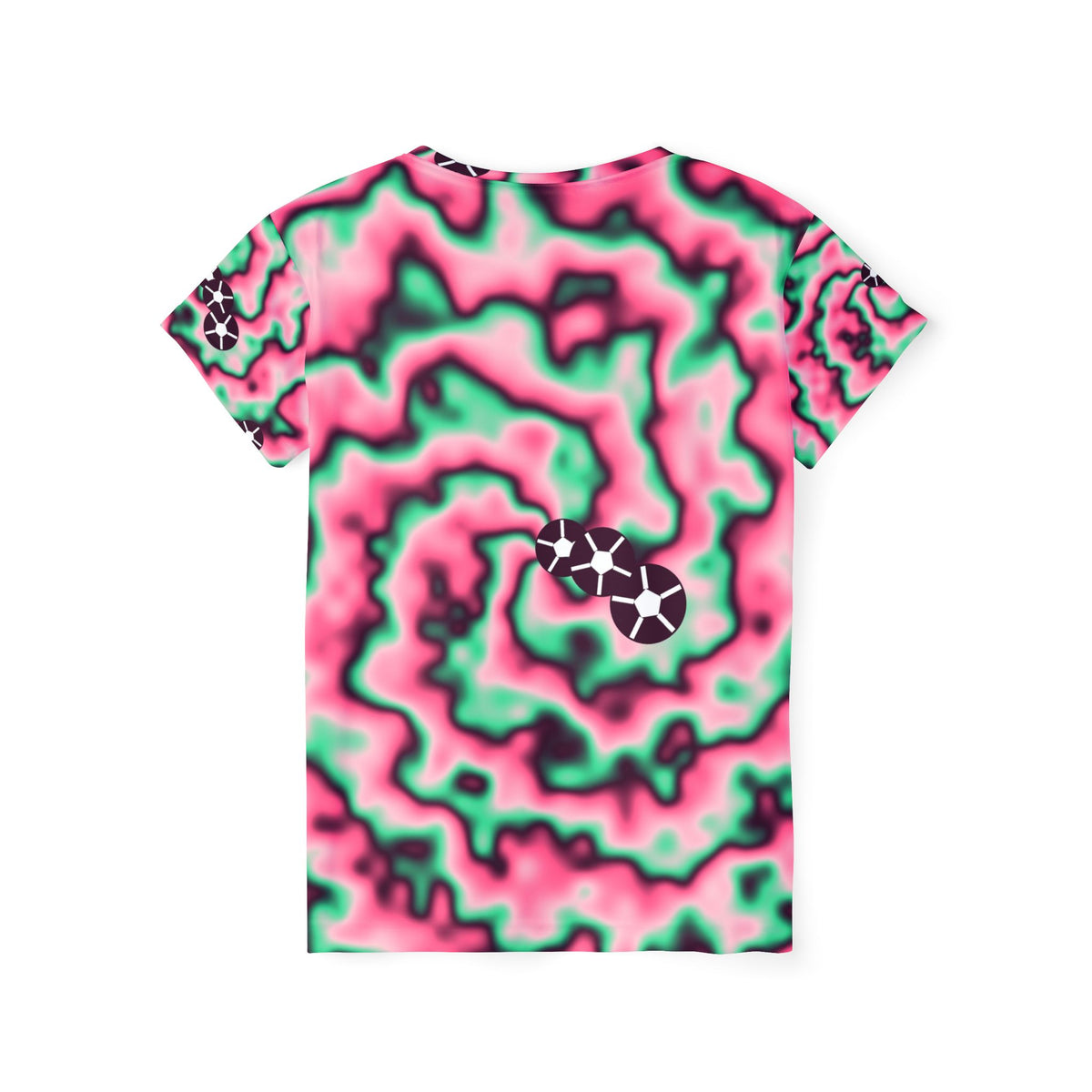 Soccer Flamingo Fizz Tie-Dye Spin Women's Sports Jersey