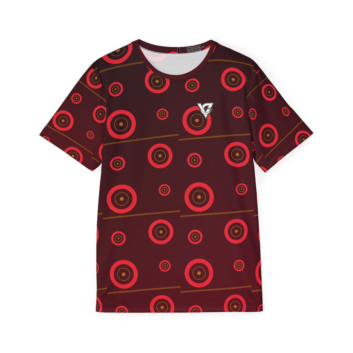 Training & Gym Crimson Blaze Iron Plate Men's Sports Jersey