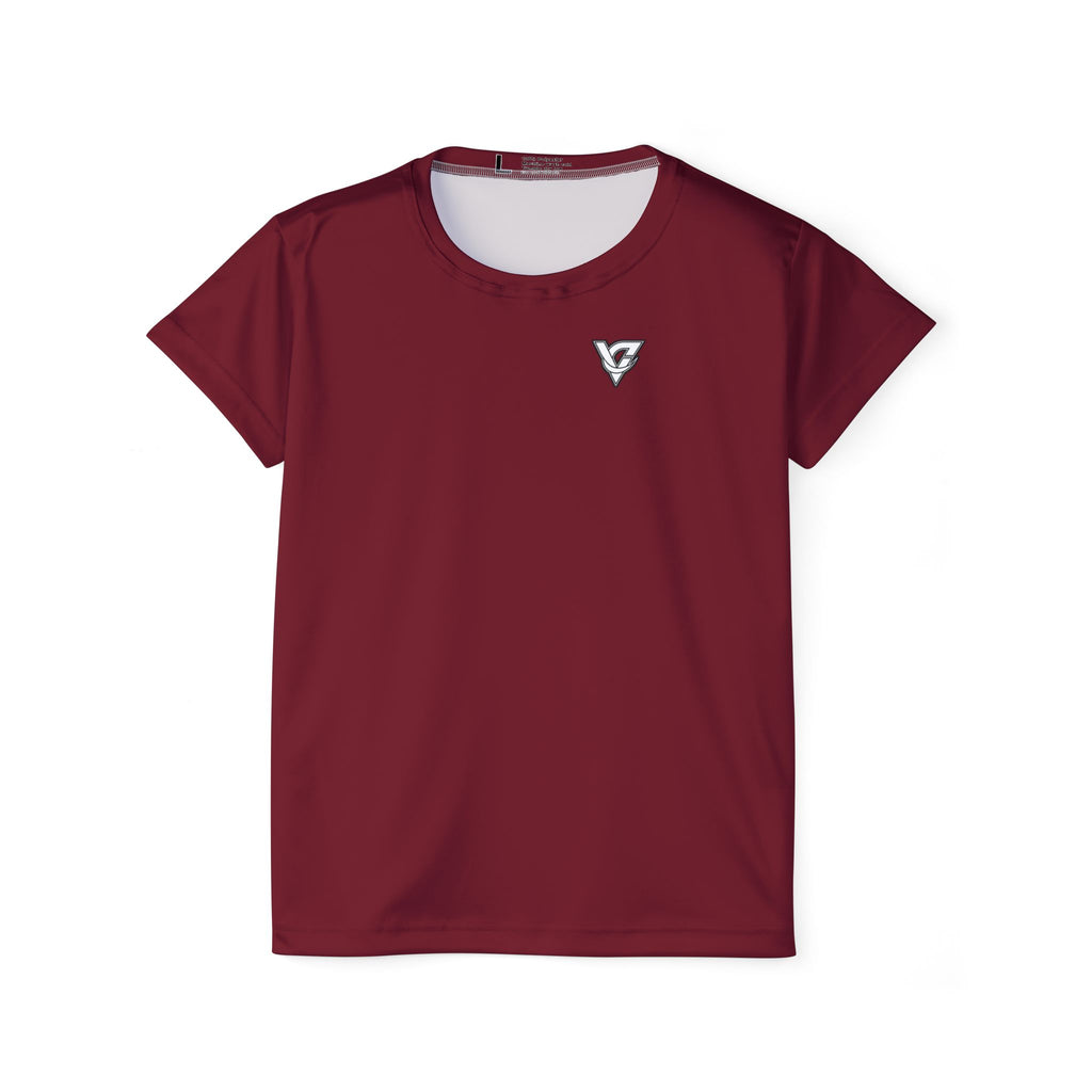 Vantacore Solid Maroon Women's Sports Jersey