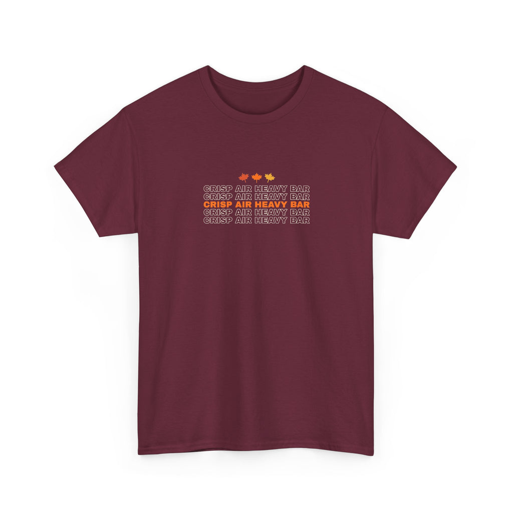 Crisp Air Heavy Bar | Men's Graphic Gym T-Shirt