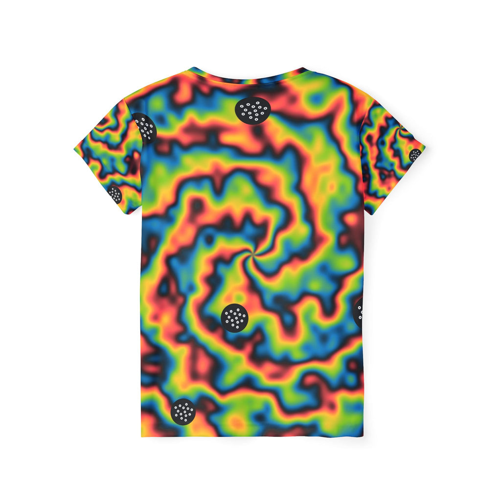 Golf Rainbow Rally Tie-Dye Spin Women's Sports Jersey