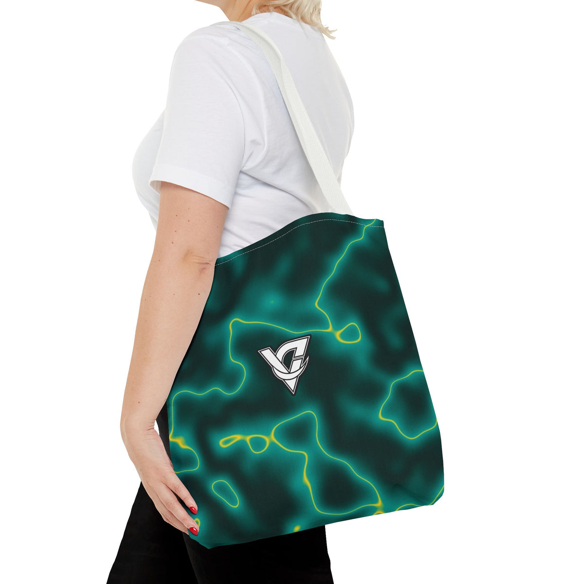 Tropic Marble Tote Bag — All-Over Print Gym & Everyday Tote