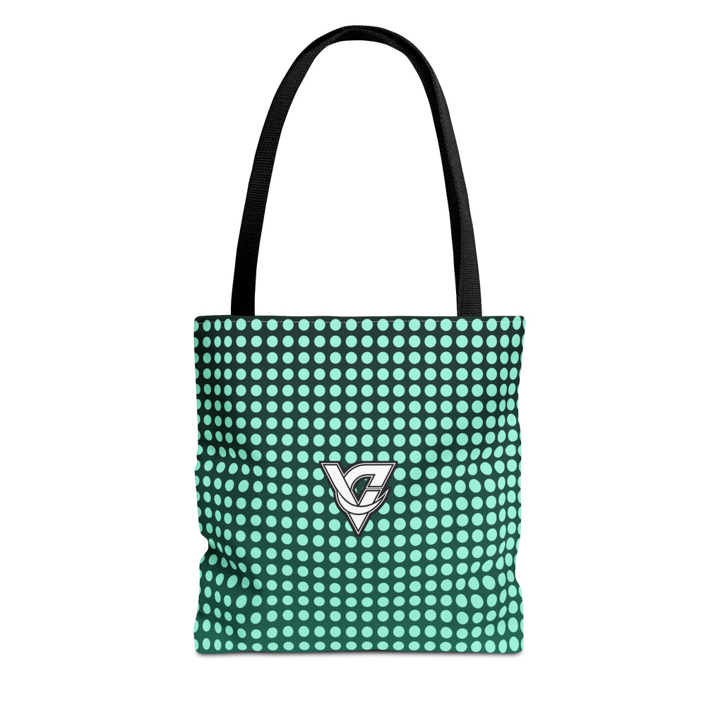 Mint Halftone Tote Bag — All-Over Print Gym & Everyday Tote