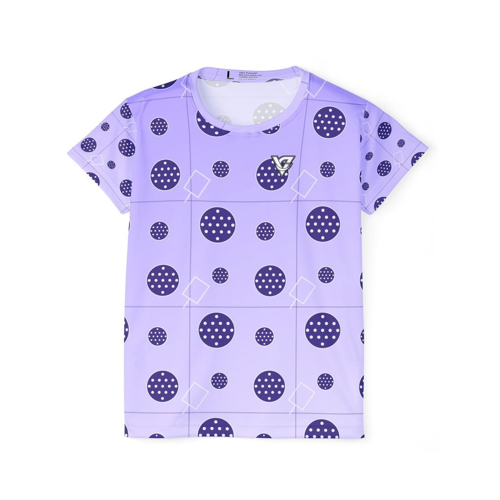 Pickleball Lavender Mist Dink Dot Women's Sports Jersey
