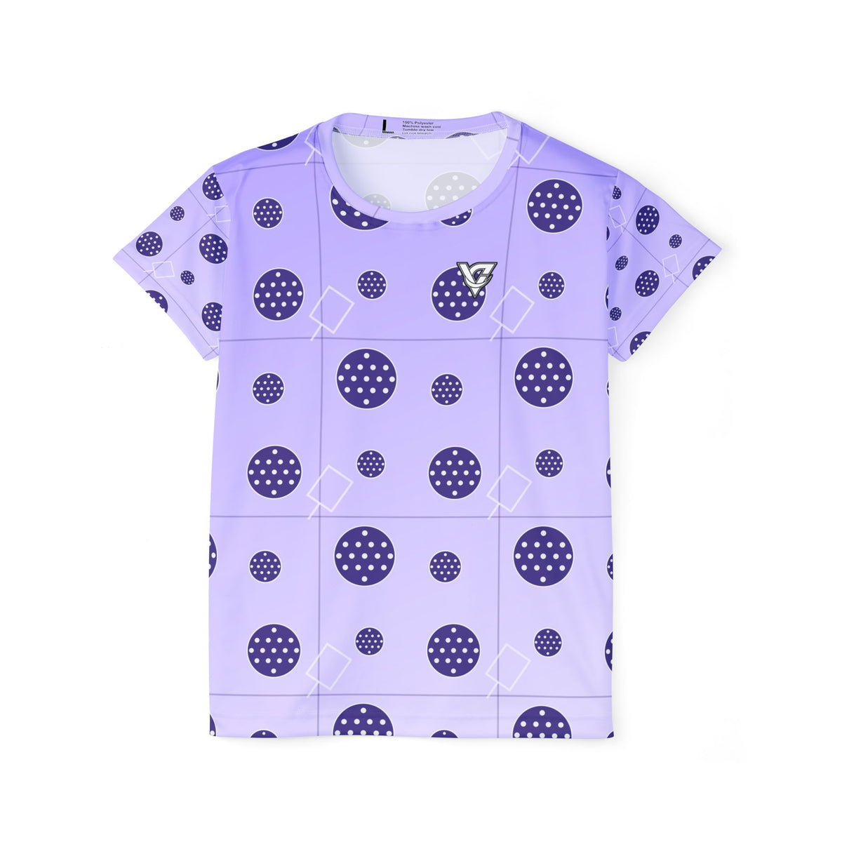 Pickleball Lavender Mist Dink Dot Women's Sports Jersey