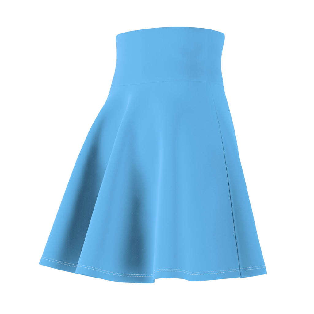Vantacore Solid Sky Blue Women's Athletic Skater Skirt
