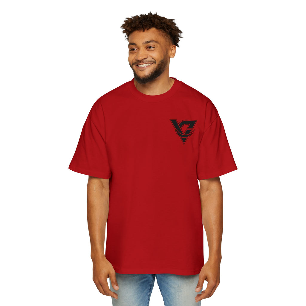 Graphic Tee — Minimal Geometric V Logo Chest Print