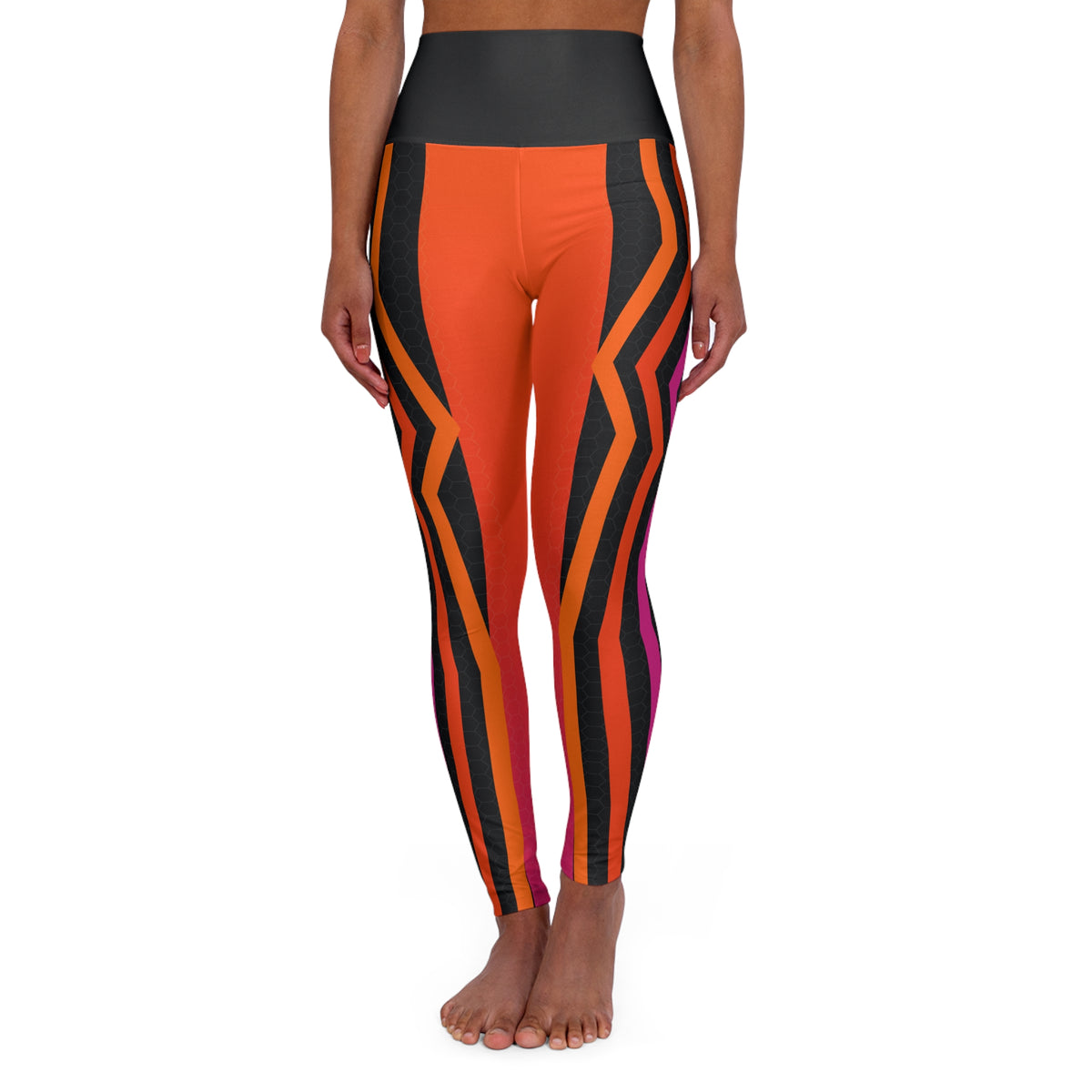 Sunset Fusion High-Waisted Yoga Leggings
