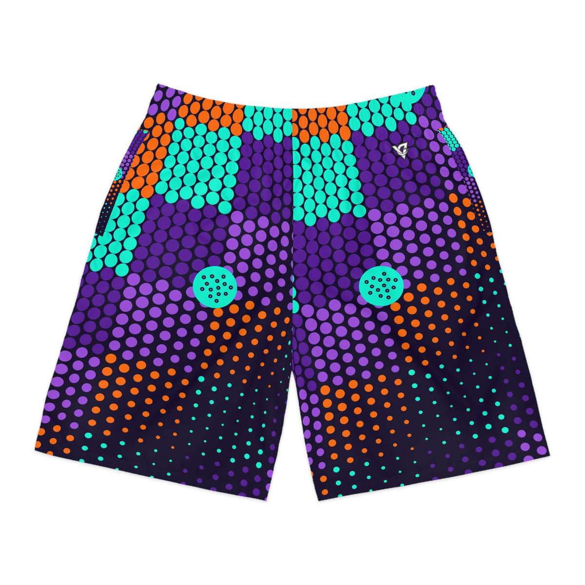 Golf Galaxy Glow Halftone Pulse Men's Athletic Shorts with Pockets