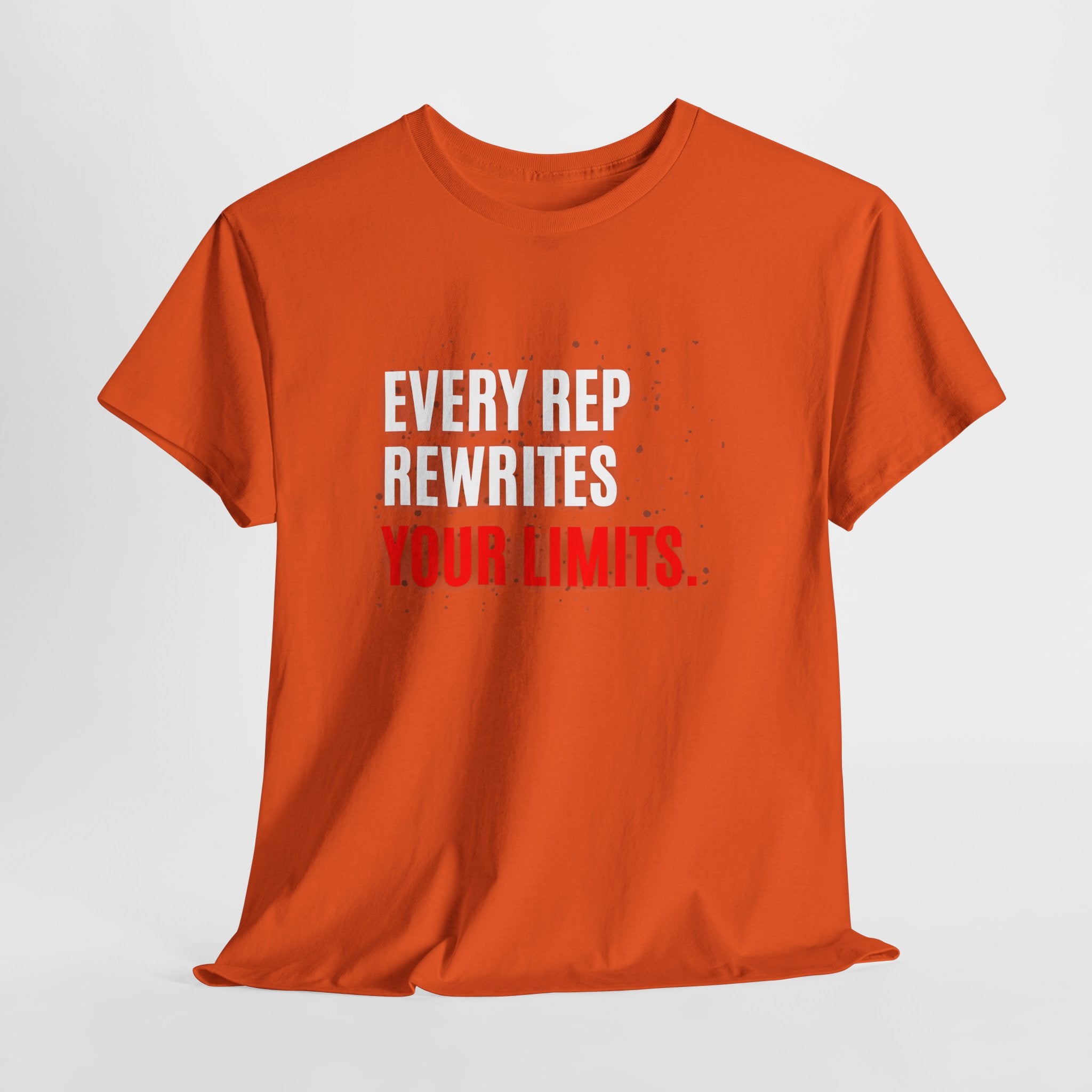 Every Rep Rewrites Your Limits | Motivational Gym T-Shirt