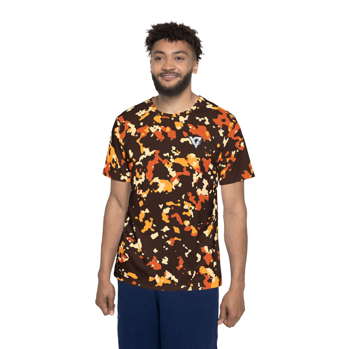 Golden Hour Splatter Multipurpose Athletic Shirt