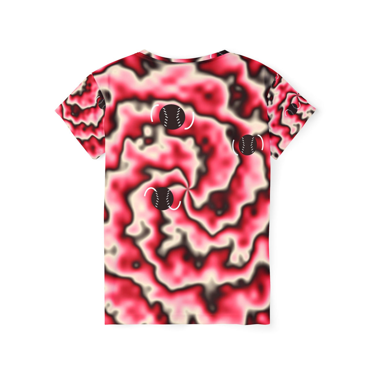 Baseball & Softball Ruby Rush Tie-Dye Spin Women's Sports Jersey