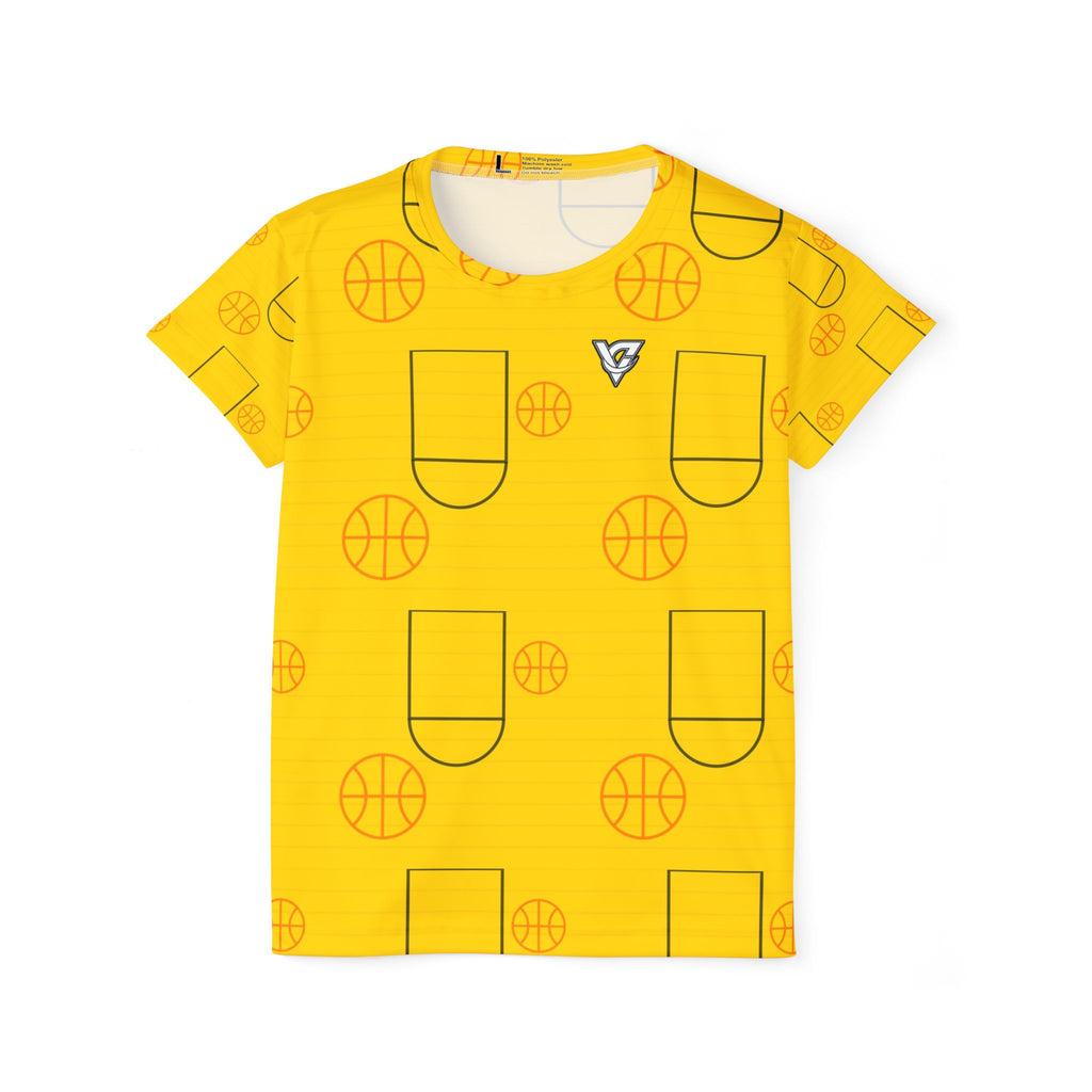 Basketball Neon Citrus Court Seam Women's Sports Jersey