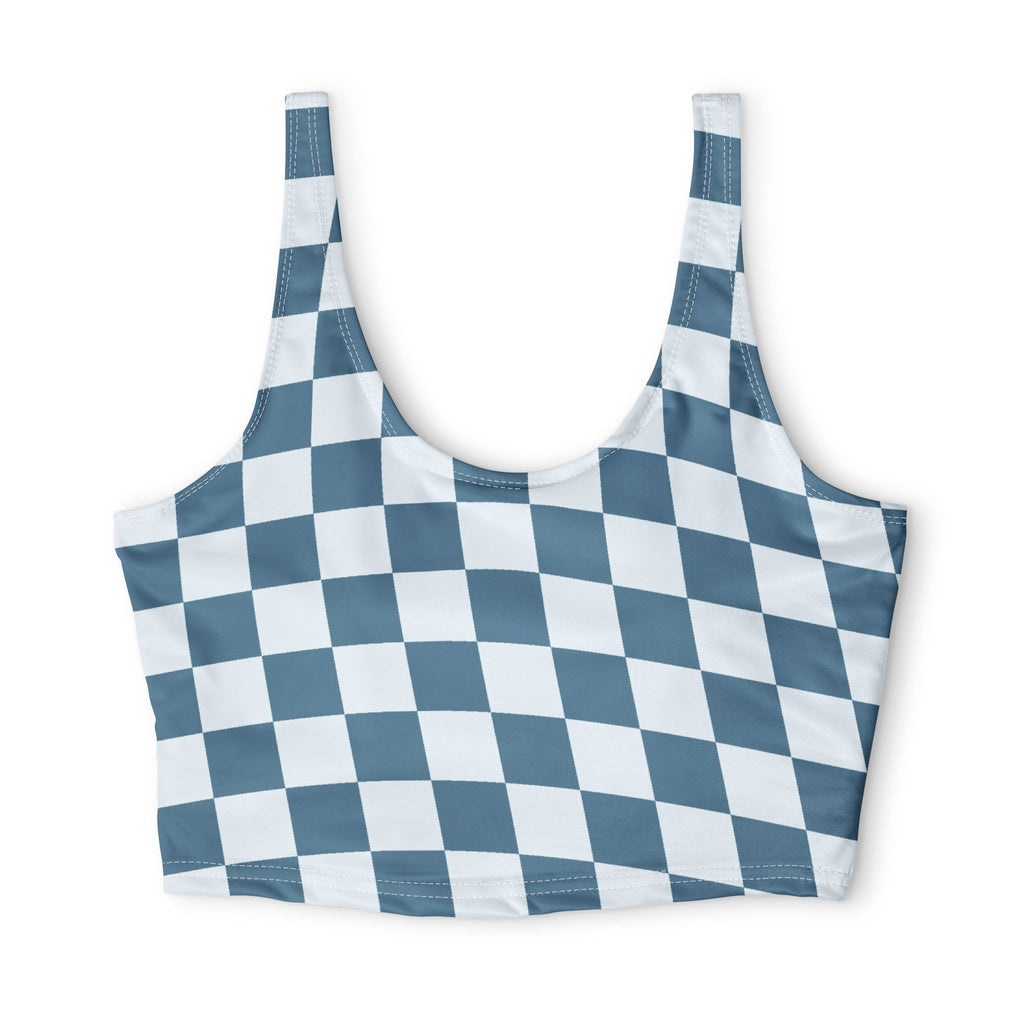 Arctic Warp Check Sports Bra