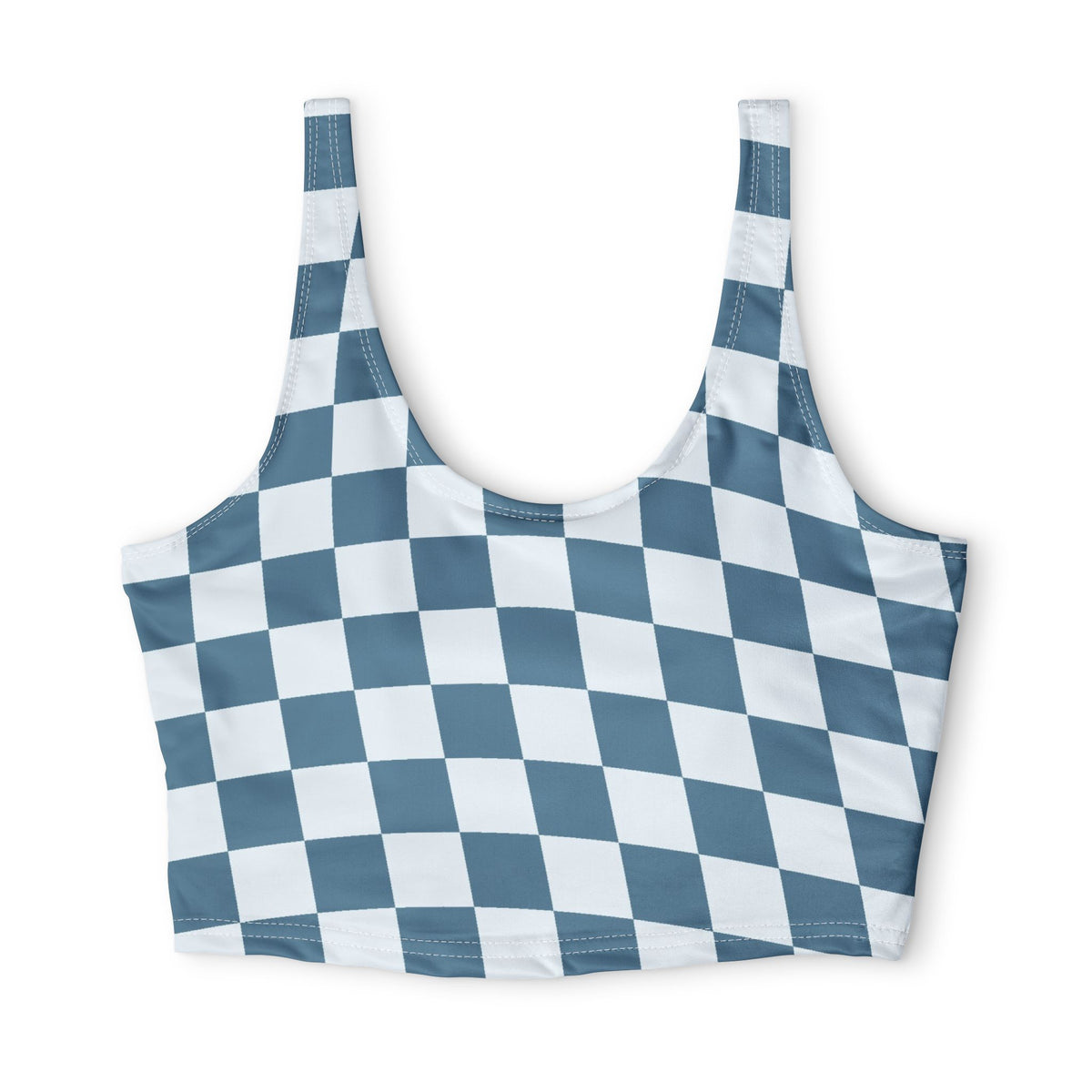 Arctic Warp Check Sports Bra
