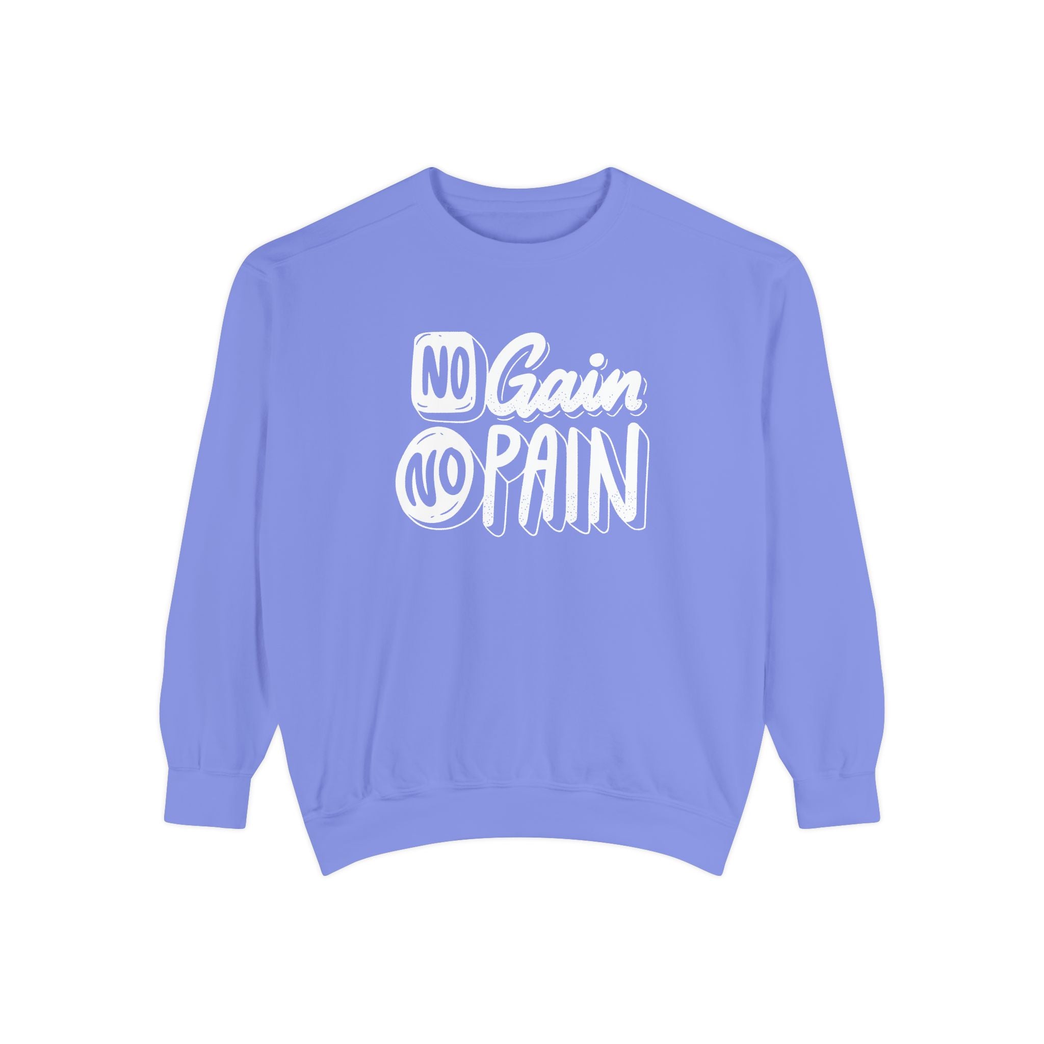 No Gain No Pain Sweatshirt | Motivational Fitness Crewneck