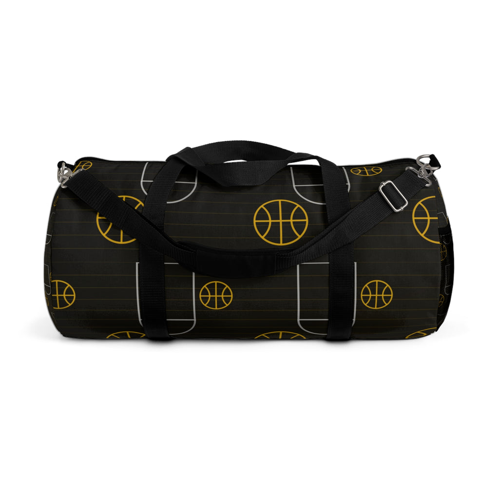 Basketball Gold Rush Court Seam Duffel Bag