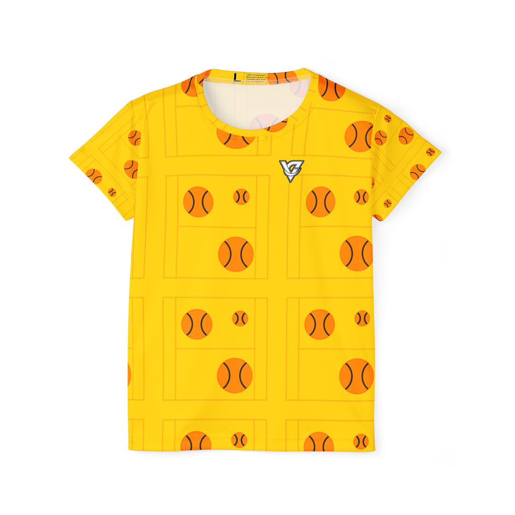 Tennis Neon Citrus Baseline Seam Women's Sports Jersey