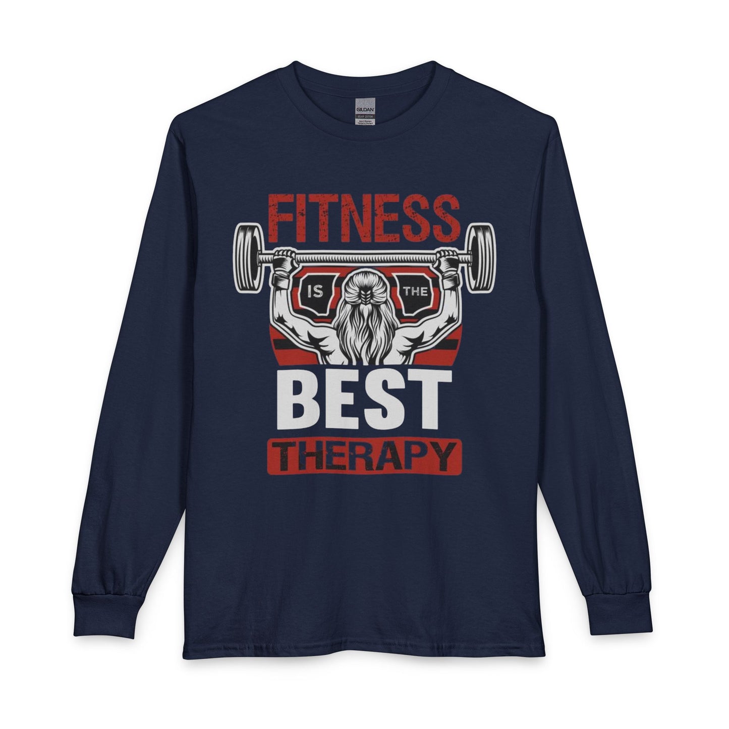 Fitness Is The Best Therapy Long Sleeve Shirt