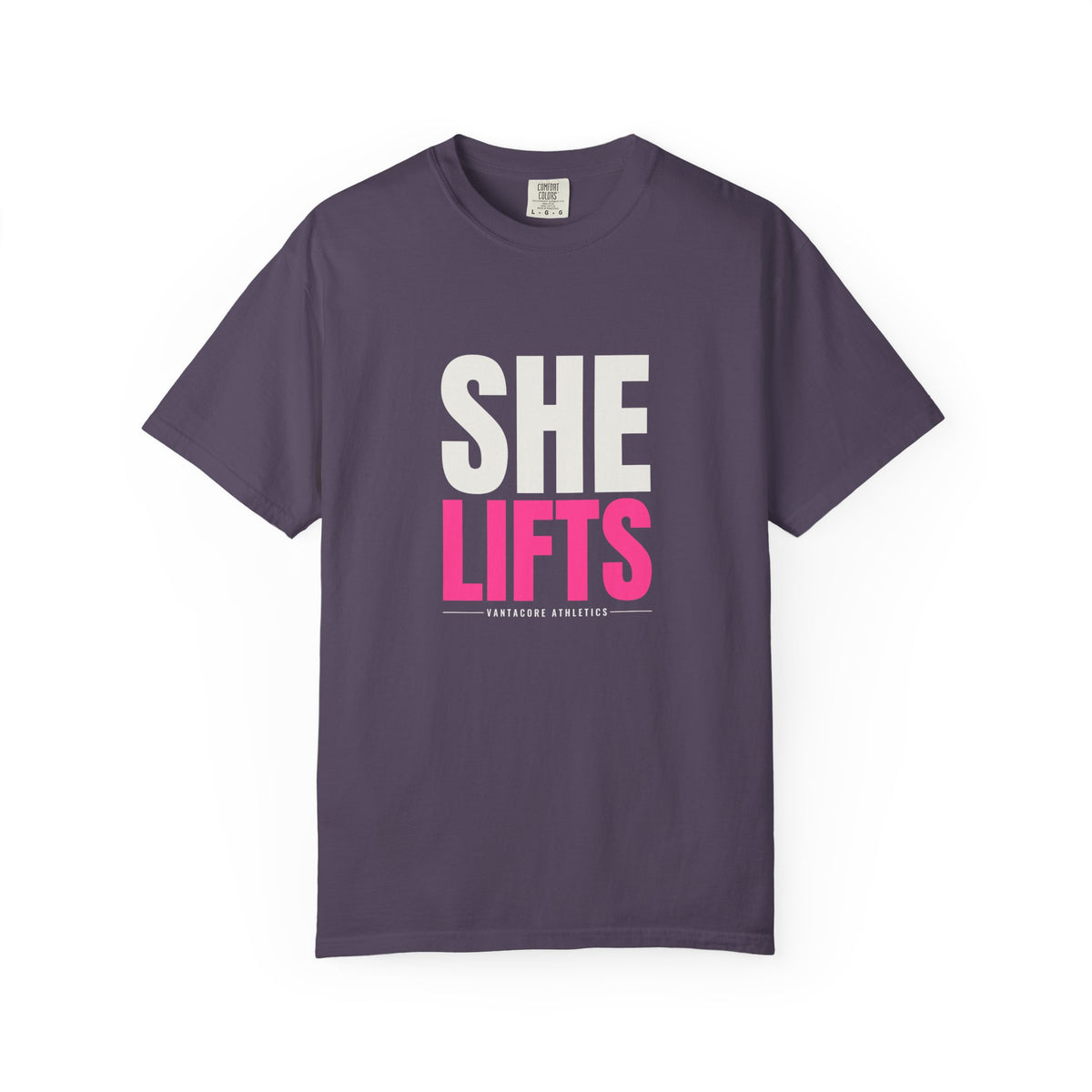 She Lifts | Women's Garment-Dyed Graphic Tee