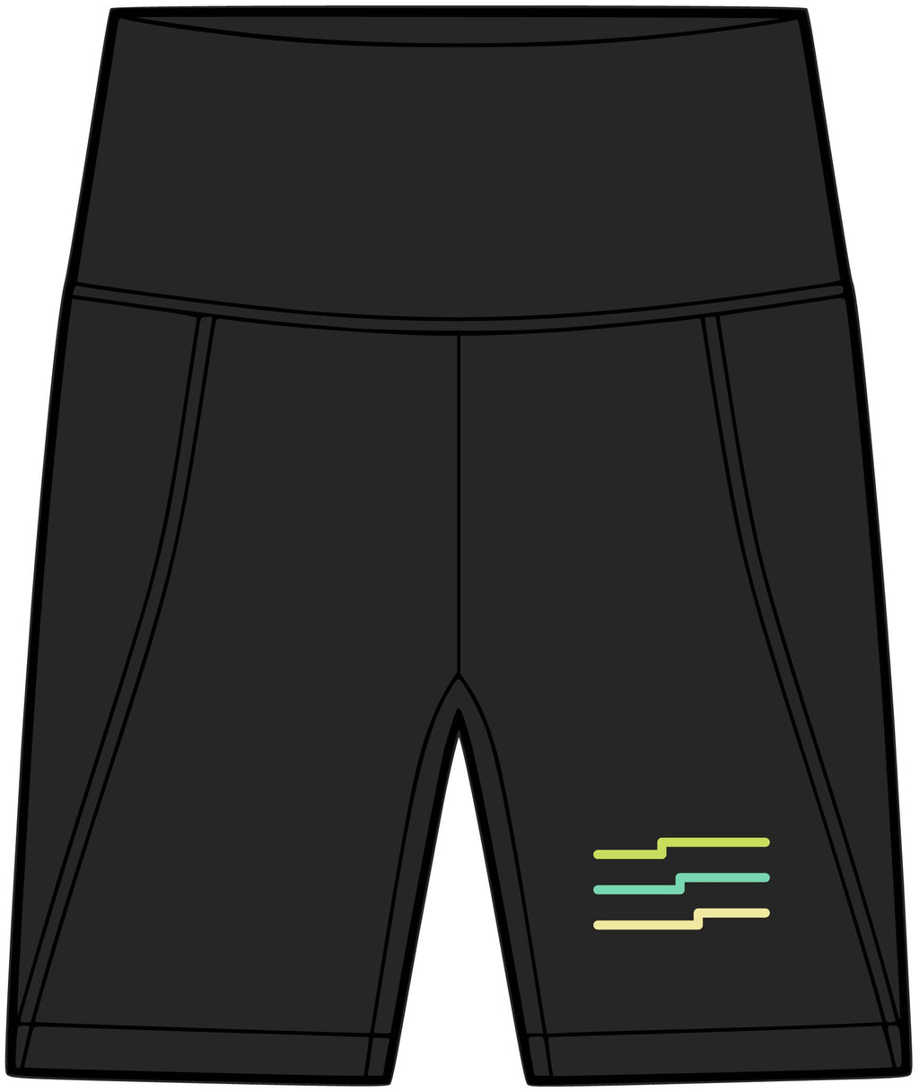 Citron Circuit | Women's Biker Shorts with Pockets