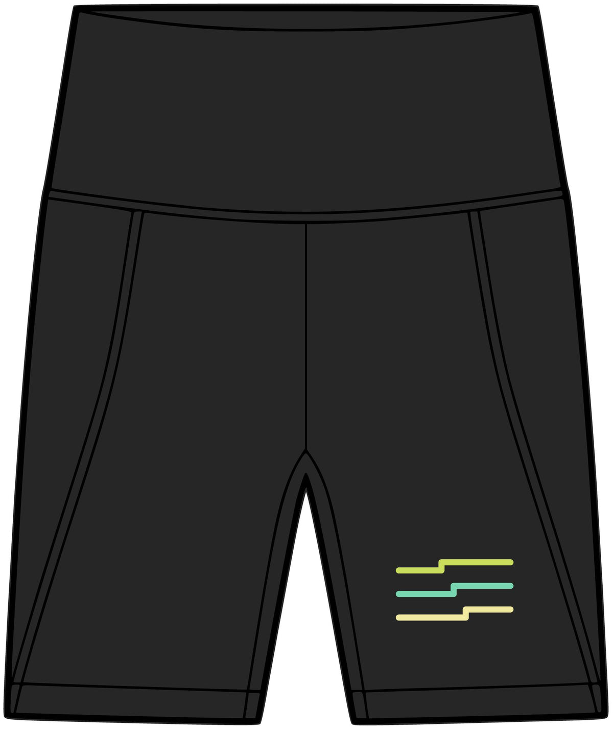 Citron Circuit | Women's Biker Shorts with Pockets