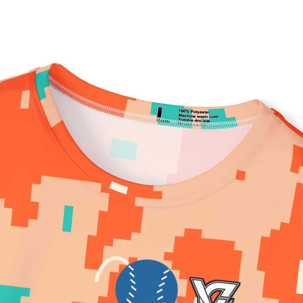 Baseball & Softball Papaya Splash Pixel Camo Men's Sports Jersey