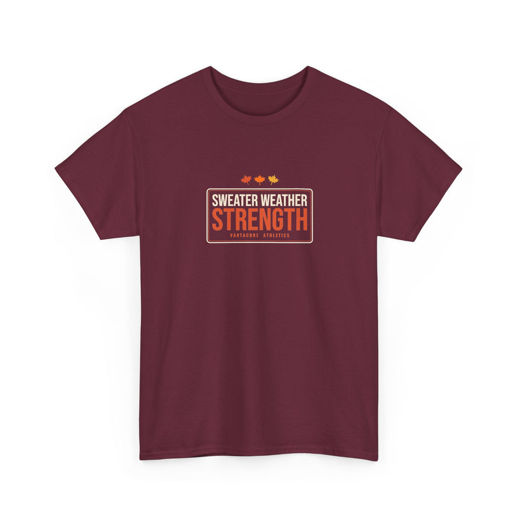 Sweater Weather Strength | Men's Graphic Gym T-Shirt