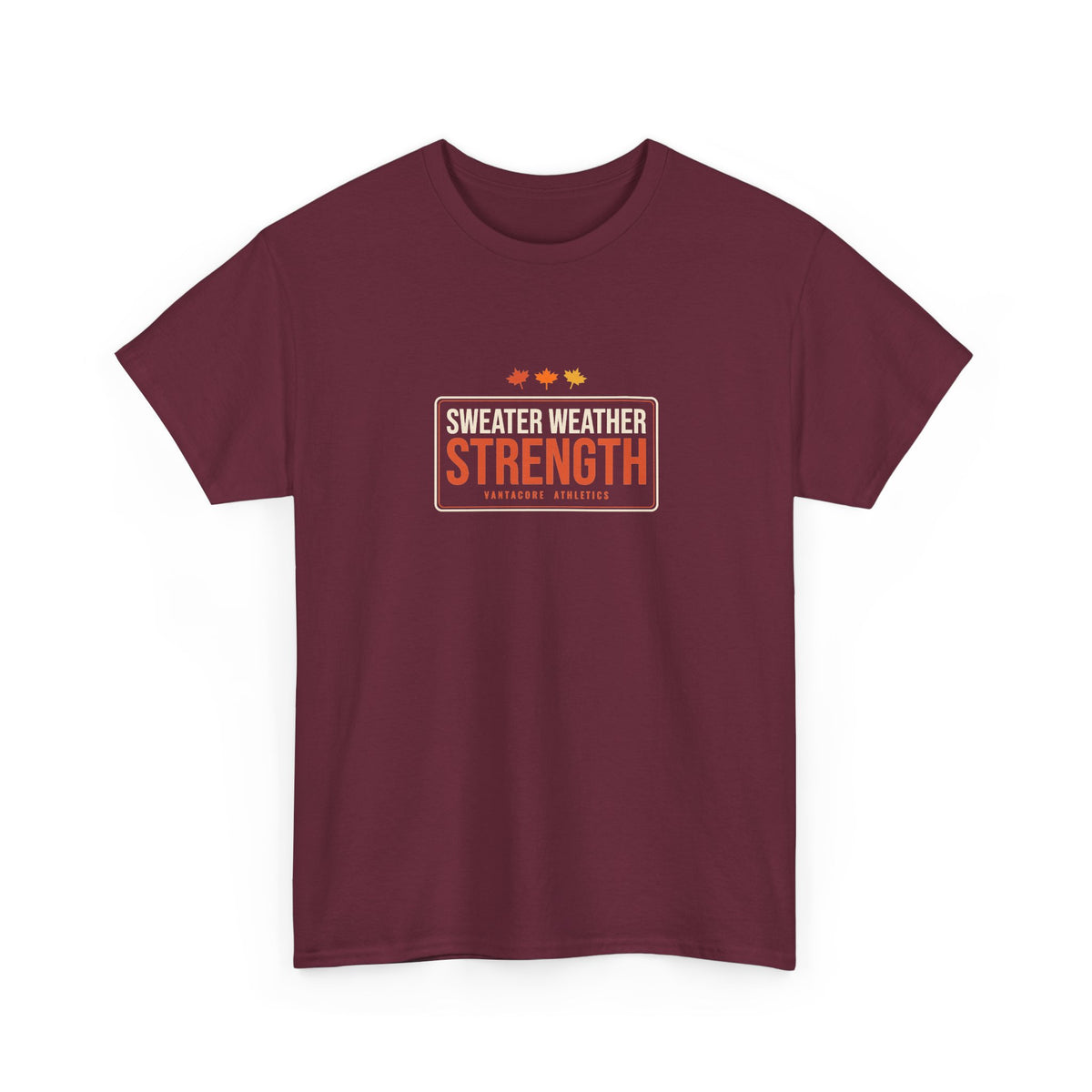 Sweater Weather Strength | Men's Graphic Gym T-Shirt