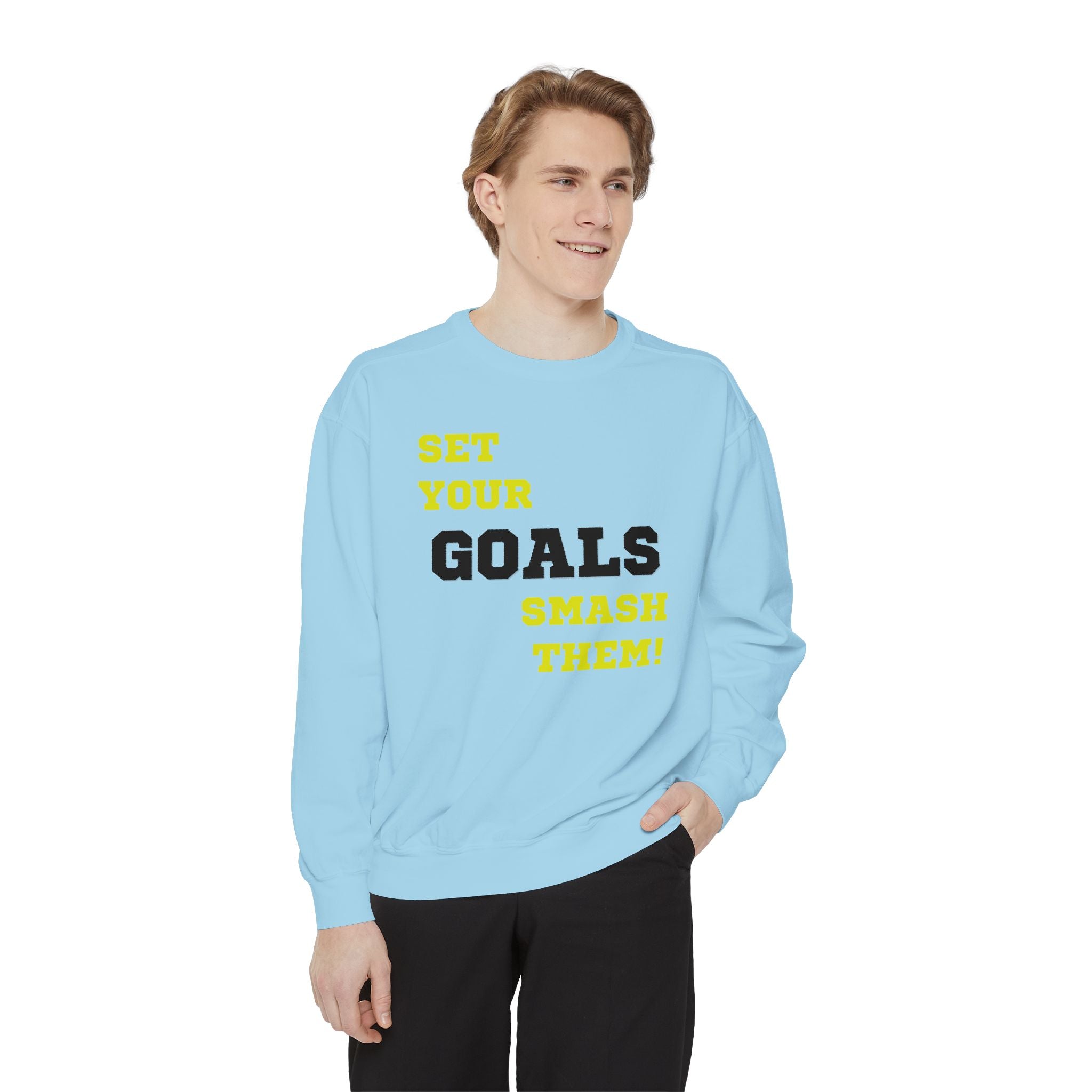 Set Goals | Motivational Crewneck Sweatshirt
