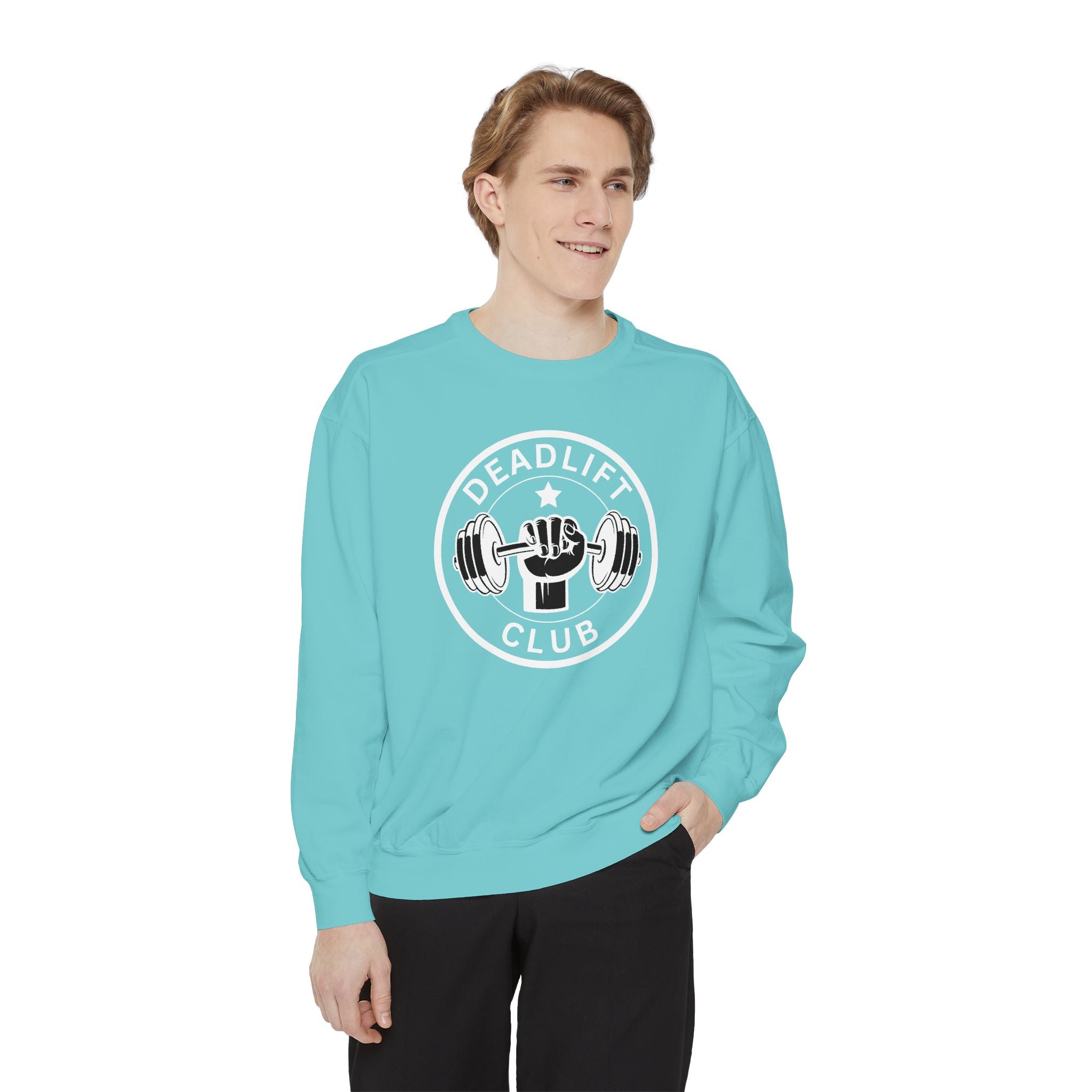 Deadlift Club Sweatshirt | Vintage Weightlifting Crewneck