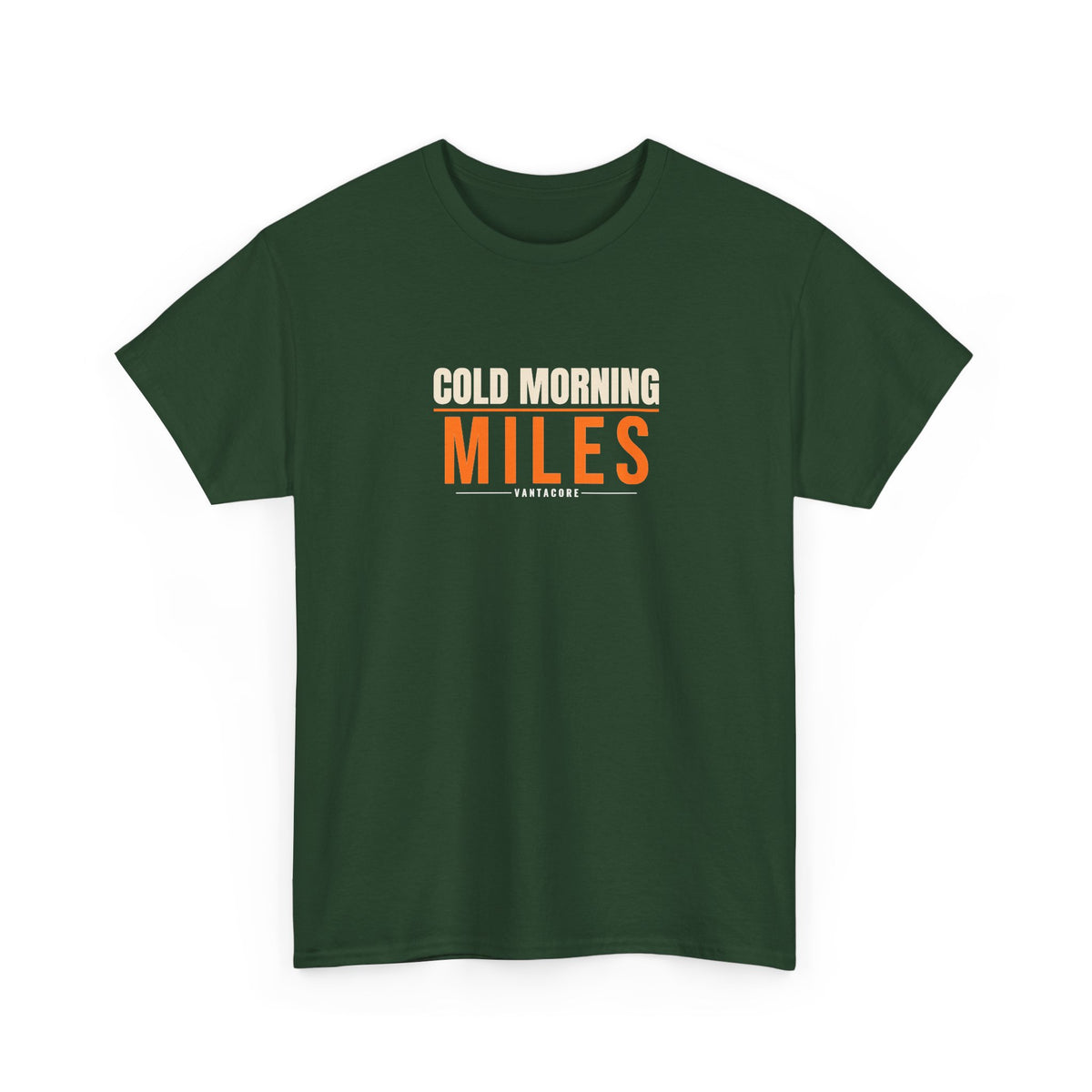 Cold Morning Miles | Men's Graphic Gym T-Shirt
